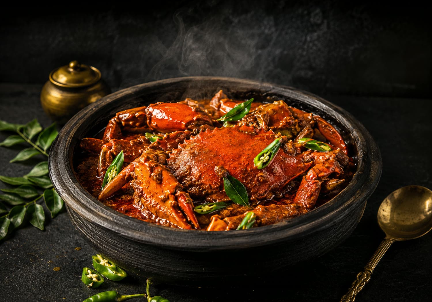 Crab Masala served at Royal Dhaba